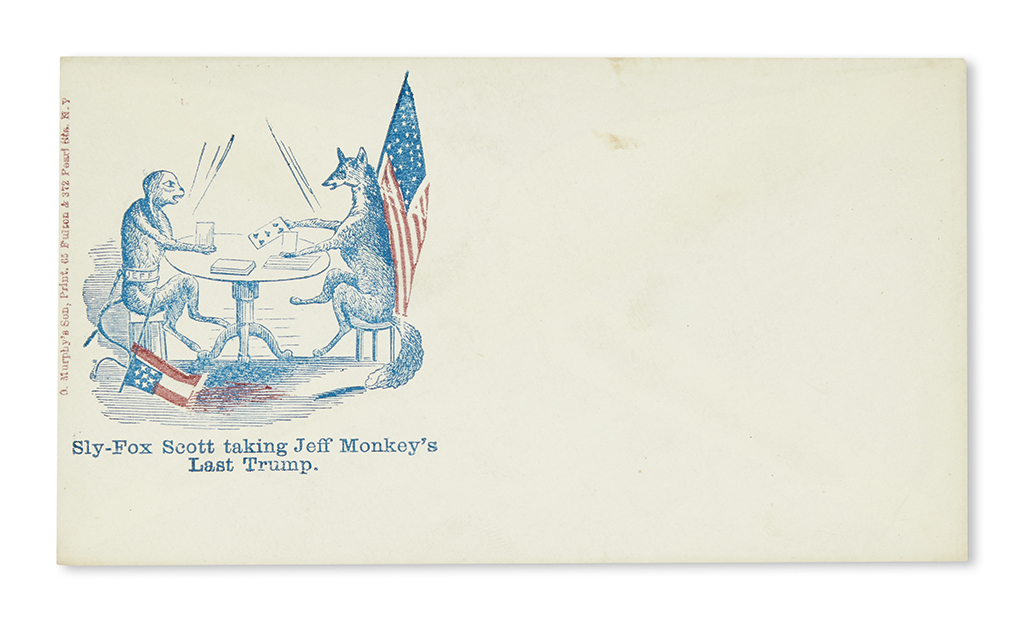 (CIVIL WAR.) Group of 83 unused patriotic postal covers.